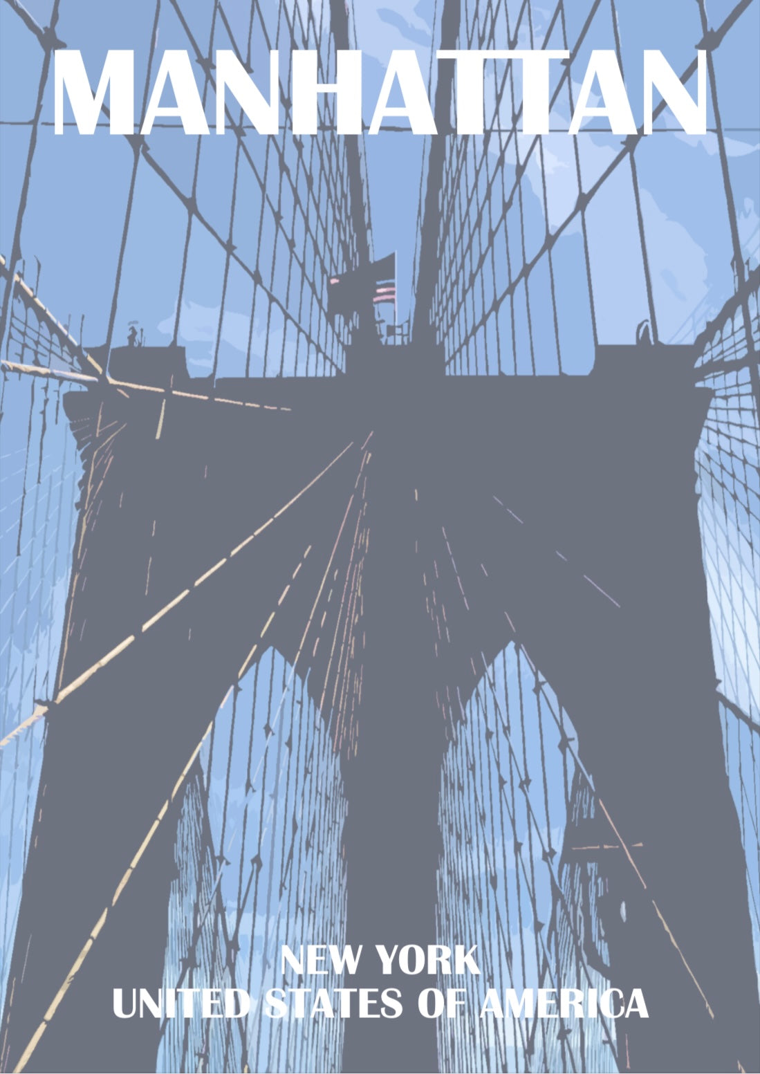 New York Bridge Print