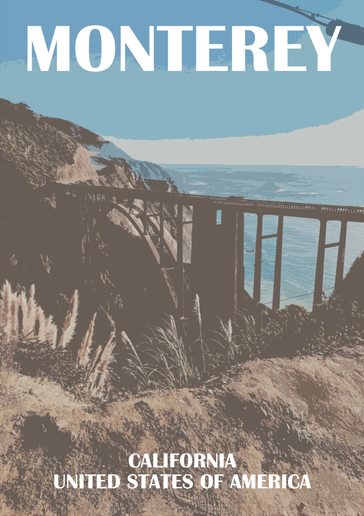 Monterey Bridge Print