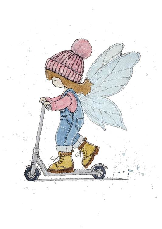 Scooter Fairy Print