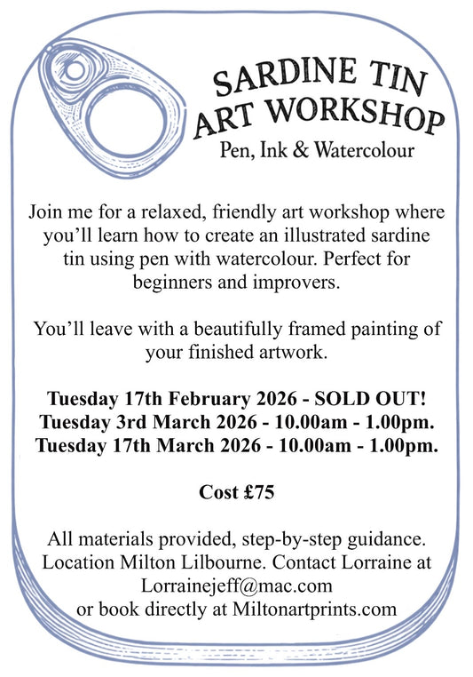 Sardine Tin Painting Workshop - 3rd March 2026
